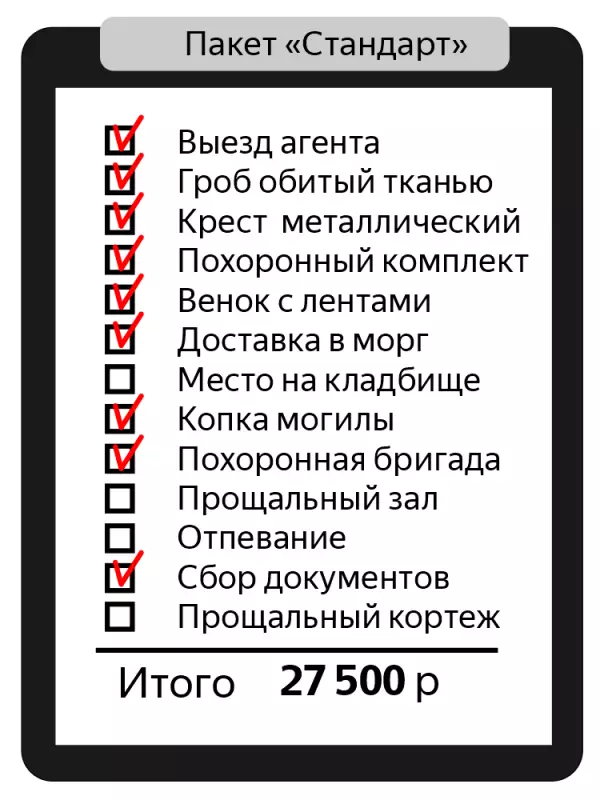 Пакет "Стандарт"